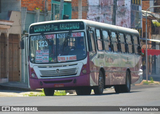 Transportes São Luiz AM-32314 na cidade de Belém, Pará, Brasil, por Yuri Ferreira Marinho. ID da foto: 11073635.