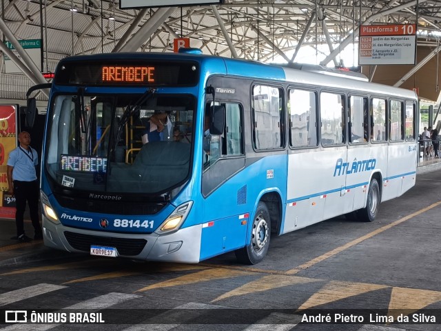 ATT - Atlântico Transportes e Turismo 881441 na cidade de Lauro de Freitas, Bahia, Brasil, por André Pietro  Lima da Silva. Número da foto: #11072951.