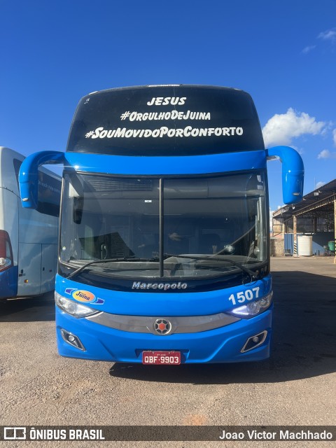 Viação Juína 1507 na cidade de Cuiabá, Mato Grosso, Brasil, por Joao Victor Machhado. Número da foto: #11073764.