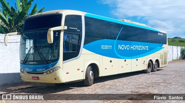 Viação Novo Horizonte 1035111 na cidade de Barra da Estiva, Bahia, Brasil, por Flávio  Santos. Número da foto: #11073150.
