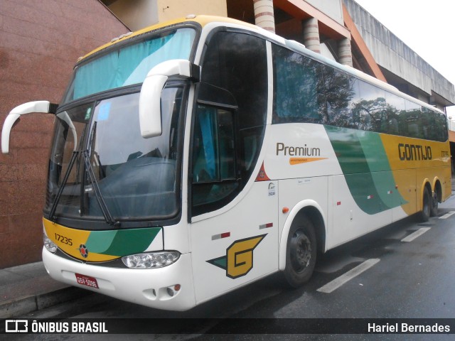 Empresa Gontijo de Transportes 17235 na cidade de Belo Horizonte, Minas Gerais, Brasil, por Hariel Bernades. ID da foto: 11075074.