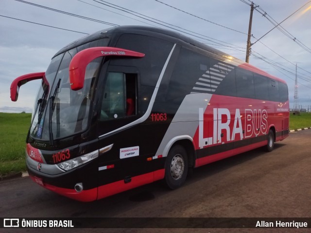 Lirabus 11063 na cidade de Paulínia, São Paulo, Brasil, por Allan Henrique. ID da foto: 11073200.