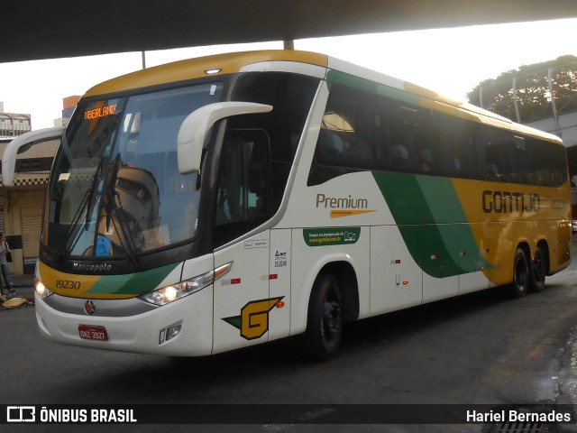 Empresa Gontijo de Transportes 19230 na cidade de Belo Horizonte, Minas Gerais, Brasil, por Hariel Bernades. ID da foto: 11075149.