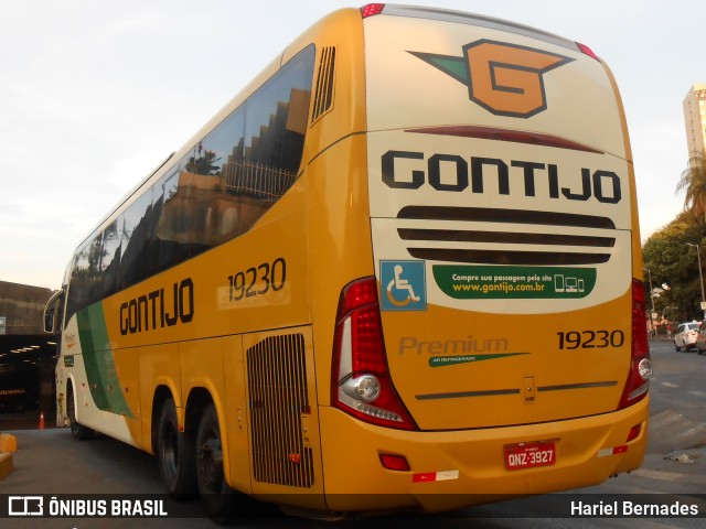 Empresa Gontijo de Transportes 19230 na cidade de Belo Horizonte, Minas Gerais, Brasil, por Hariel Bernades. ID da foto: 11075150.