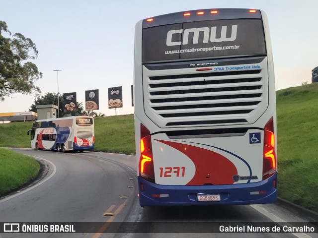 CMW Transportes 1271 na cidade de Resende, Rio de Janeiro, Brasil, por Gabriel Nunes de Carvalho. ID da foto: 11076792.