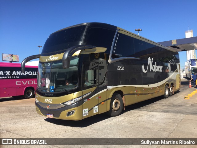 Nobre Turismo 2202 na cidade de Goiânia, Goiás, Brasil, por Sullyvan Martins Ribeiro. Número da foto: #11076968.
