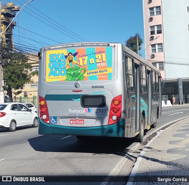 Viação Grande Vitória 23833 na cidade de Vitória, Espírito Santo, Brasil, por Sergio Corrêa. Número da foto: #11075250.