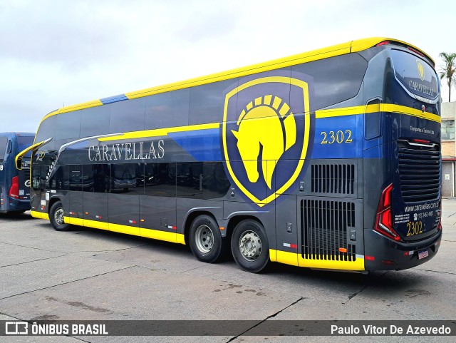 Caravellas Transportes e Turismo 2302 na cidade de São Paulo, São Paulo, Brasil, por Paulo Vitor De Azevedo. Número da foto: #11075477.