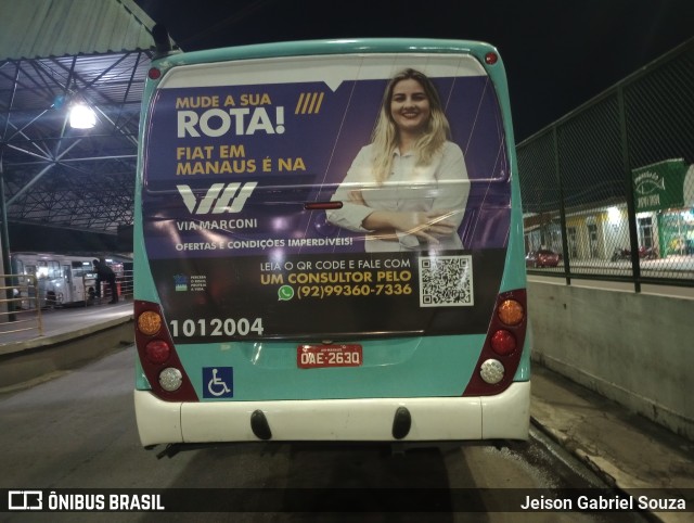 Vega Manaus Transporte 1012004 na cidade de Manaus, Amazonas, Brasil, por Jeison Gabriel Souza. Número da foto: #11077060.