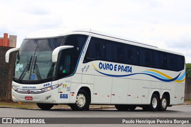 Viação Ouro e Prata 666 na cidade de São Paulo, São Paulo, Brasil, por Paulo Henrique Pereira Borges. Número da foto: #11077244.
