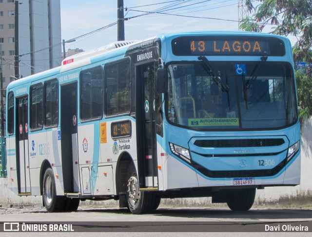 Auto Viação São José 12306 na cidade de Fortaleza, Ceará, Brasil, por Davi Oliveira. Número da foto: #11075842.