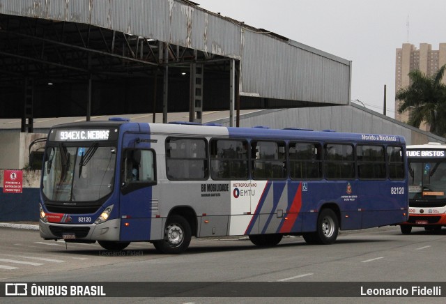BR Mobilidade Baixada Santista 82120 na cidade de Praia Grande, São Paulo, Brasil, por Leonardo Fidelli. Número da foto: #11075994.