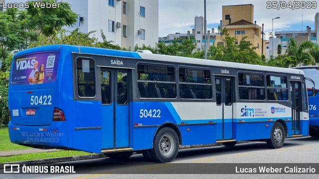 Transol Transportes Coletivos 50422 na cidade de Florianópolis, Santa Catarina, Brasil, por Lucas Weber Calizario. Número da foto: #11075212.