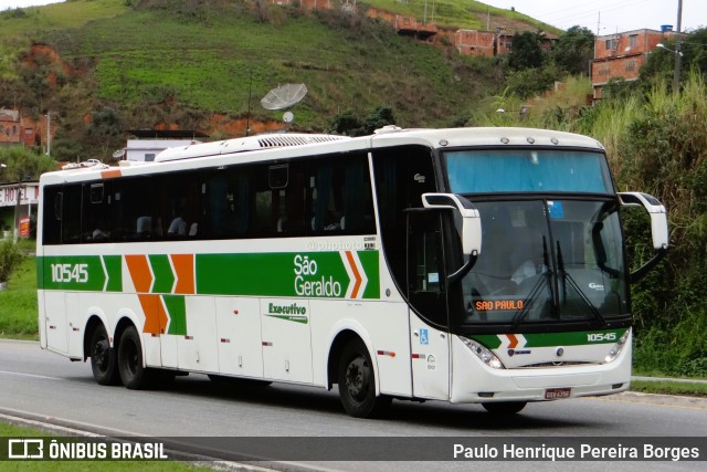 Cia. São Geraldo de Viação 10545 na cidade de Barra do Piraí, Rio de Janeiro, Brasil, por Paulo Henrique Pereira Borges. ID da foto: 11077168.