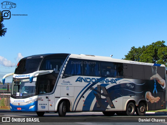 Empresa de Transportes Andorinha 7008 na cidade de Brasília, Distrito Federal, Brasil, por Daniel Chaves. ID da foto: 11077887.