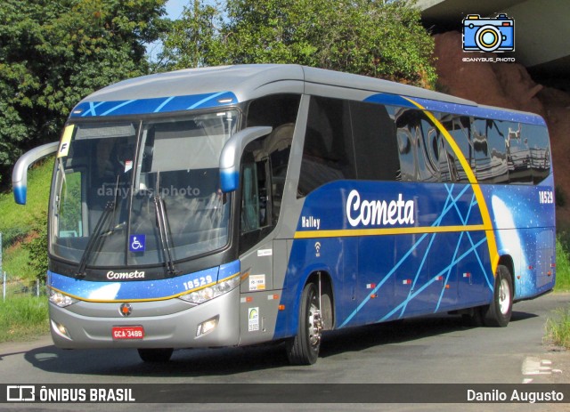 Viação Cometa 18529 na cidade de Campinas, São Paulo, Brasil, por Danilo Augusto. ID da foto: 11076602.