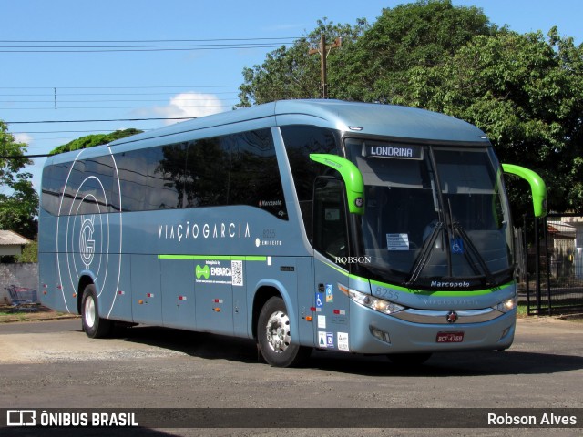 Viação Garcia 8255 na cidade de Paranavaí, Paraná, Brasil, por Robson Alves. ID da foto: 11077497.