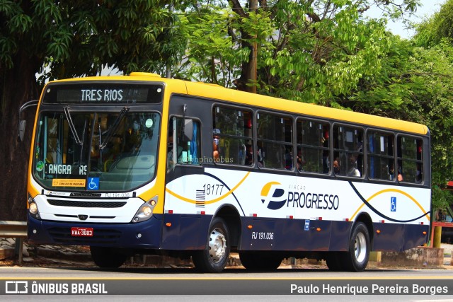 Viação Progresso 18177 na cidade de Paraíba do Sul, Rio de Janeiro, Brasil, por Paulo Henrique Pereira Borges. Número da foto: #11007795.