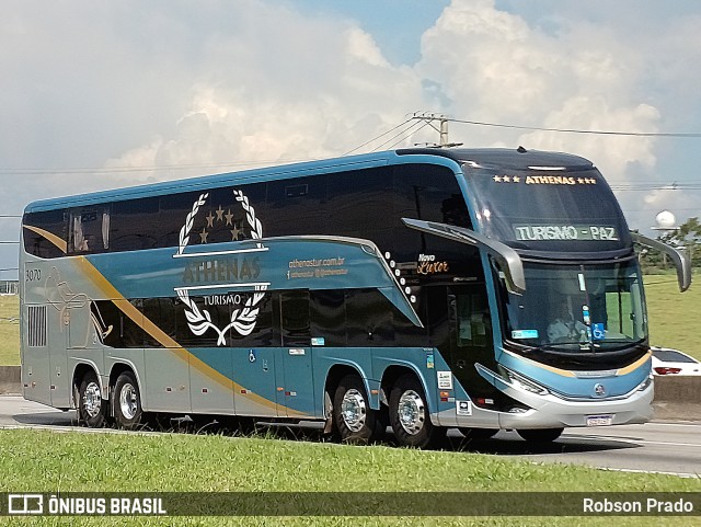 Athenas Turismo 3070 na cidade de São José dos Campos, São Paulo, Brasil, por Robson Prado. ID da foto: 11007797.