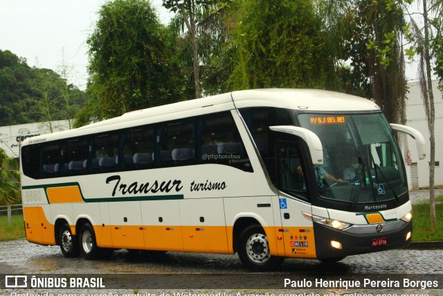 Transur - Transporte Rodoviário Mansur 8580 na cidade de Juiz de Fora, Minas Gerais, Brasil, por Paulo Henrique Pereira Borges. ID da foto: 11007752.