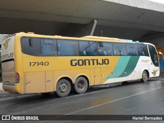 Empresa Gontijo de Transportes 17140 na cidade de Belo Horizonte, Minas Gerais, Brasil, por Hariel Bernades. ID da foto: 11007984.