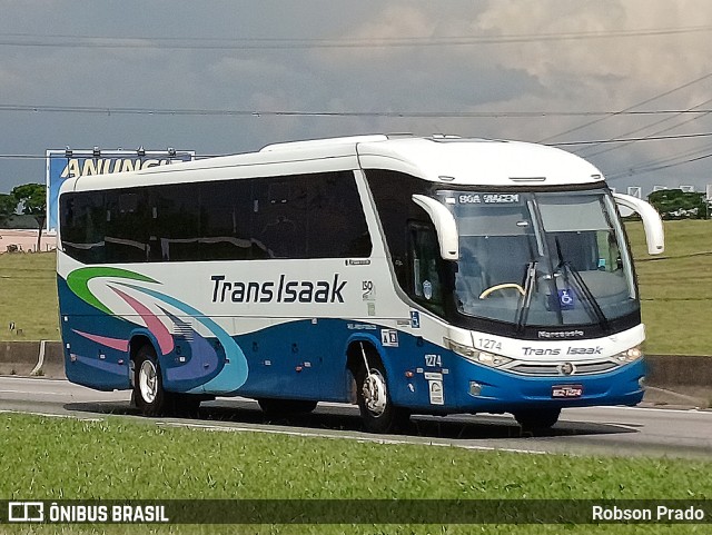 Trans Isaak Turismo 1274 na cidade de São José dos Campos, São Paulo, Brasil, por Robson Prado. Número da foto: #11006827.