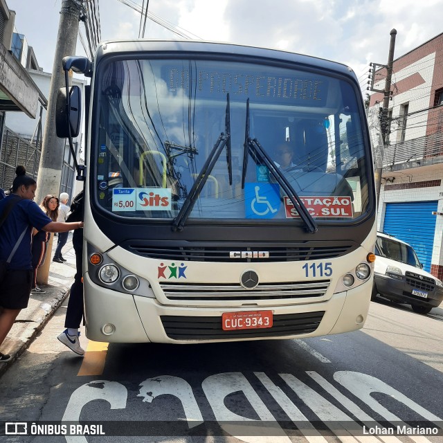 VIPE - Viação Padre Eustáquio 1115 na cidade de São Caetano do Sul, São Paulo, Brasil, por Lohan Mariano. Número da foto: #11006297.
