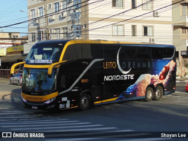 Expresso Nordeste 59100 na cidade de Balneário Camboriú, Santa Catarina, Brasil, por Shayan Lee. ID da foto: 11080172.