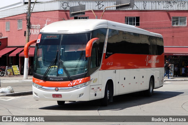 Viação Vale do Tietê 843 na cidade de São Paulo, São Paulo, Brasil, por Rodrigo Barraza. Número da foto: #11078705.