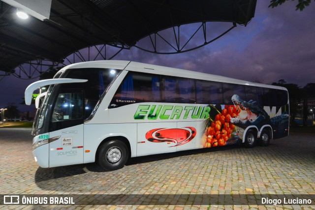 Eucatur - Empresa União Cascavel de Transportes e Turismo 4926 na cidade de Joinville, Santa Catarina, Brasil, por Diogo Luciano. ID da foto: 11078830.