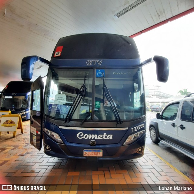 Viação Cometa 721300 na cidade de Registro, São Paulo, Brasil, por Lohan Mariano. ID da foto: 11078318.