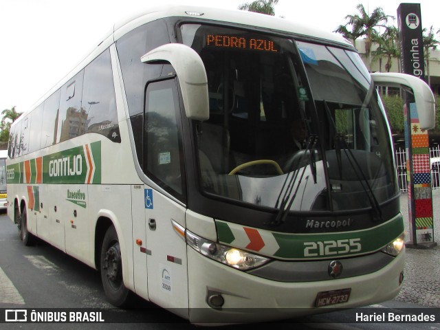 Empresa Gontijo de Transportes 21255 na cidade de Belo Horizonte, Minas Gerais, Brasil, por Hariel Bernades. ID da foto: 11078039.