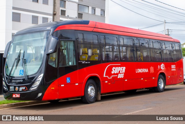 Londrisul Transportes Coletivos 8003 na cidade de Londrina, Paraná, Brasil, por Lucas Sousa. ID da foto: 11079317.