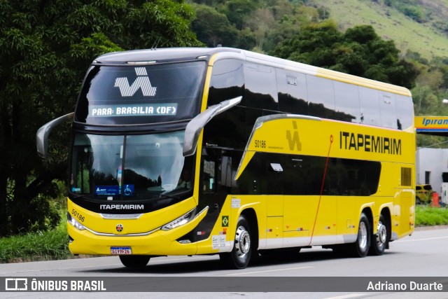 Viação Nova Itapemirim 50186 na cidade de Areal, Rio de Janeiro, Brasil, por Adriano Duarte. Número da foto: #11079855.