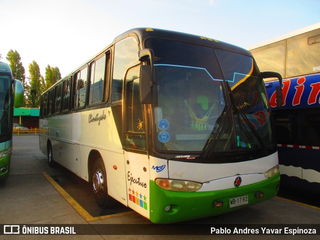 MG Transportes WB1792 na cidade de Santa Cruz, Colchagua, Libertador General Bernardo O'Higgins, Chile, por Pablo Andres Yavar Espinoza. Número da foto: #11079809.