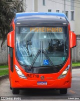 Transporte Coletivo Glória BE718 na cidade de Curitiba, Paraná, Brasil, por Gabriel Spiss. ID da foto: :id.