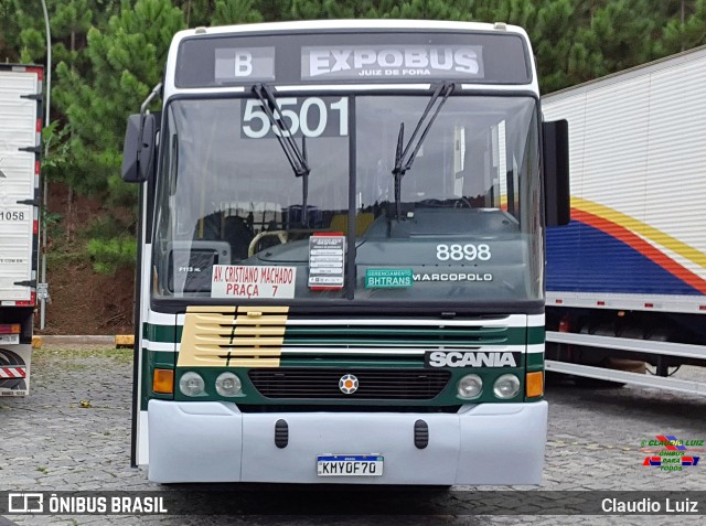 Ônibus Particulares 8298 na cidade de Juiz de Fora, Minas Gerais, Brasil, por Claudio Luiz. ID da foto: 11009924.