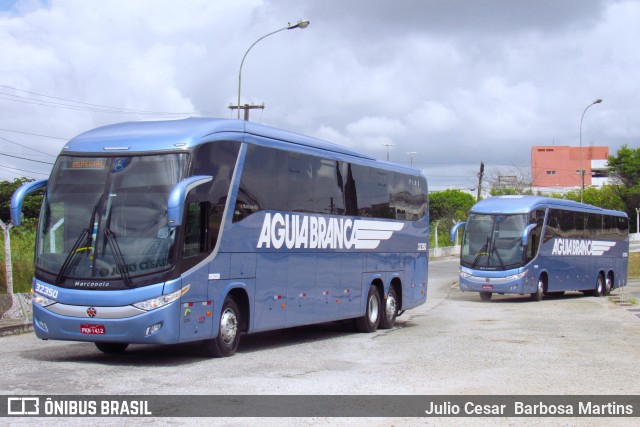 Viação Águia Branca 32350 na cidade de Aracaju, Sergipe, Brasil, por Julio Cesar  Barbosa Martins. ID da foto: 11008658.