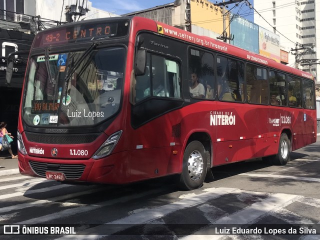 Auto Lotação Ingá 1.1.080 na cidade de Niterói, Rio de Janeiro, Brasil, por Luiz Eduardo Lopes da Silva. ID da foto: 11009210.