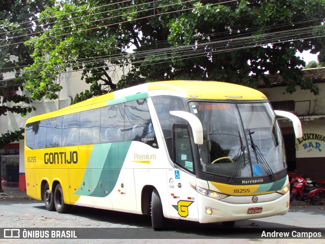 Empresa Gontijo de Transportes 18255 na cidade de Pirapora, Minas Gerais, Brasil, por Andrew Campos. ID da foto: 11009697.