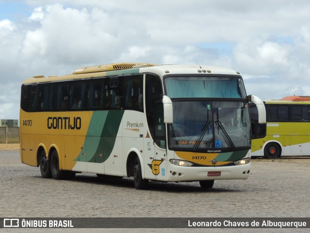 Empresa Gontijo de Transportes 14170 na cidade de Vitória da Conquista, Bahia, Brasil, por Leonardo Chaves de Albuquerque. ID da foto: 11011898.