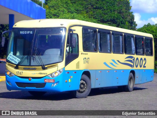 Expresso 1002 1747 na cidade de Carpina, Pernambuco, Brasil, por Edjunior Sebastião. Número da foto: #11011321.