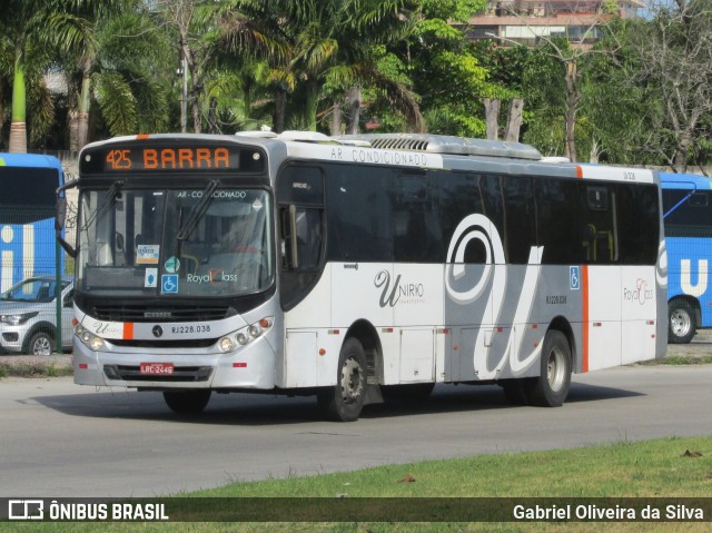 UniRio Transportes RJ 228.038 na cidade de Rio de Janeiro, Rio de Janeiro, Brasil, por Gabriel Oliveira da Silva. Número da foto: #11013406.