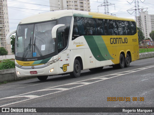 Empresa Gontijo de Transportes 19125 na cidade de São José dos Campos, São Paulo, Brasil, por Rogerio Marques. ID da foto: 11012842.