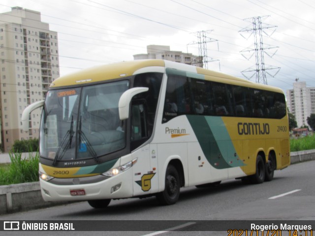 Empresa Gontijo de Transportes 21400 na cidade de São José dos Campos, São Paulo, Brasil, por Rogerio Marques. ID da foto: 11012859.