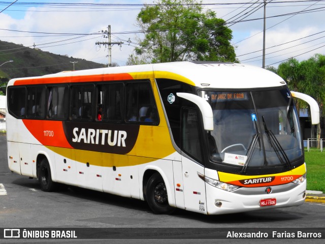 Saritur - Santa Rita Transporte Urbano e Rodoviário 11700 na cidade de Juiz de Fora, Minas Gerais, Brasil, por Alexsandro  Farias Barros. Número da foto: #11011428.