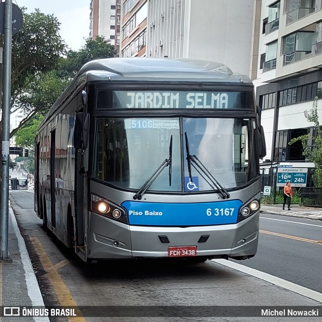 Viação Paratodos > São Jorge > Metropolitana São Paulo > Mobibrasil 6 3167 na cidade de São Paulo, São Paulo, Brasil, por Michel Nowacki. Número da foto: #11013062.