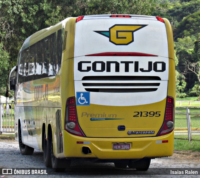 Empresa Gontijo de Transportes 21395 na cidade de Juiz de Fora, Minas Gerais, Brasil, por Isaias Ralen. Número da foto: #11012414.