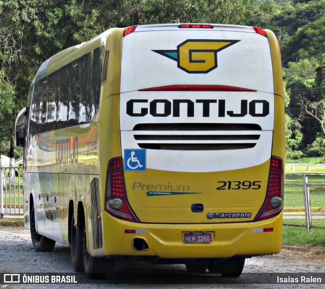 Empresa Gontijo de Transportes 21395 na cidade de Juiz de Fora, Minas Gerais, Brasil, por Isaias Ralen. ID da foto: 11012414.