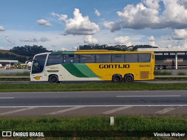 Empresa Gontijo de Transportes 15045 na cidade de São Gonçalo do Sapucaí, Minas Gerais, Brasil, por Vinícius Weber. ID da foto: 11012532.